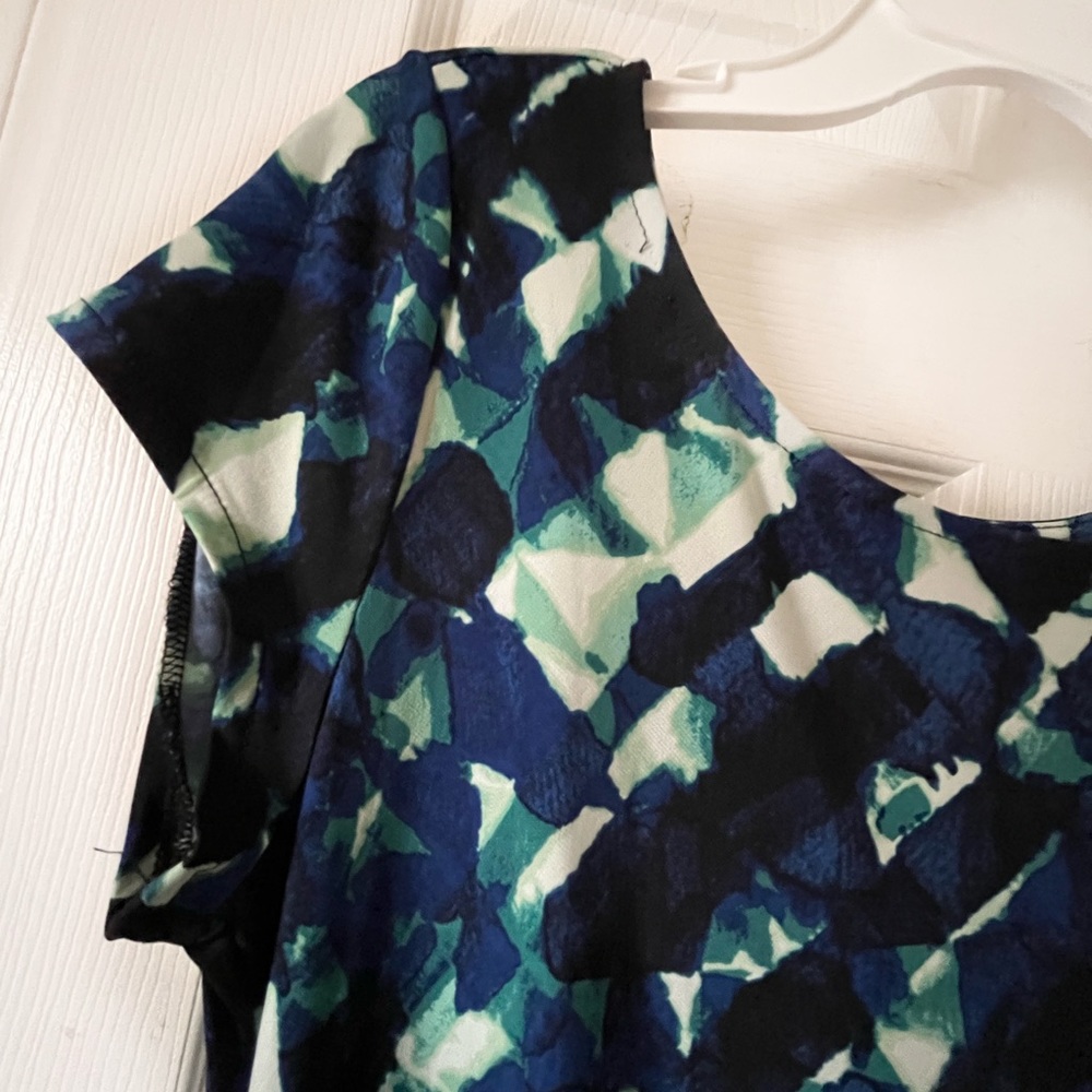 MERONA Women’s Cap Sleeve Dress tie side Sz M - Picture 3 of 14